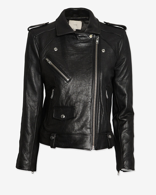 IRO Ebeyna Leather Moto Jacket